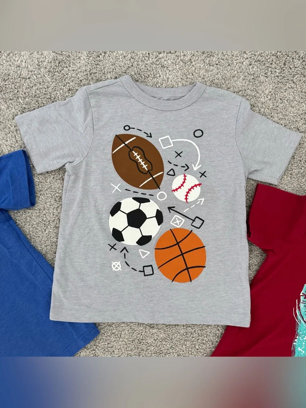 The Children's Place Sports Graphic Tee Trio